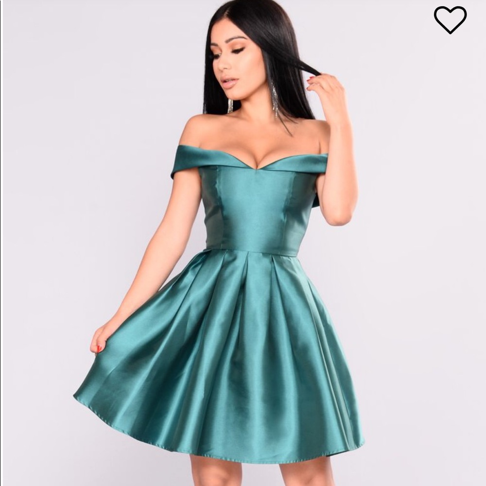 Hunter Green Holiday/Special Occasion Dress